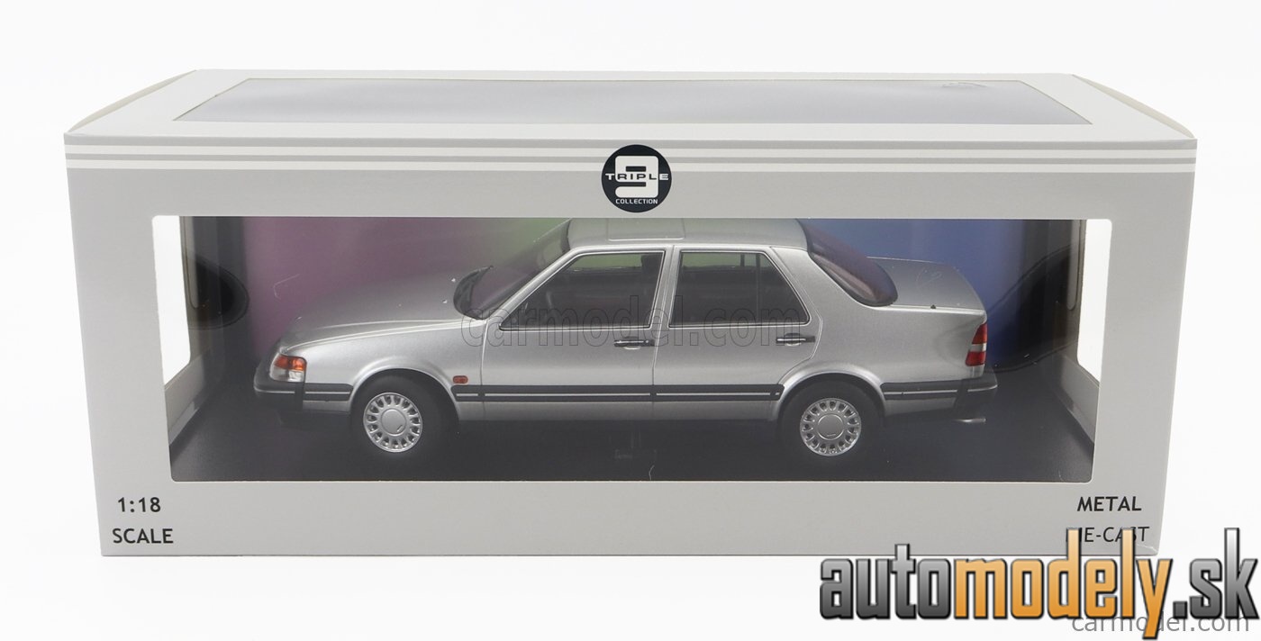 Triple9 - SAAB 9000 CD TURBO 1990 SILVER - 1:18
