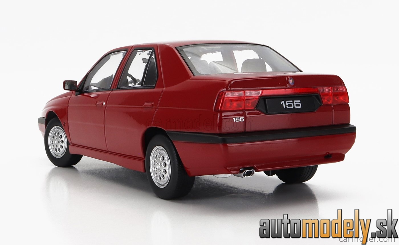 Triple9 - ALFA ROMEO 155 1996 BLACK INTERIOR RED ROSSO - 1:18