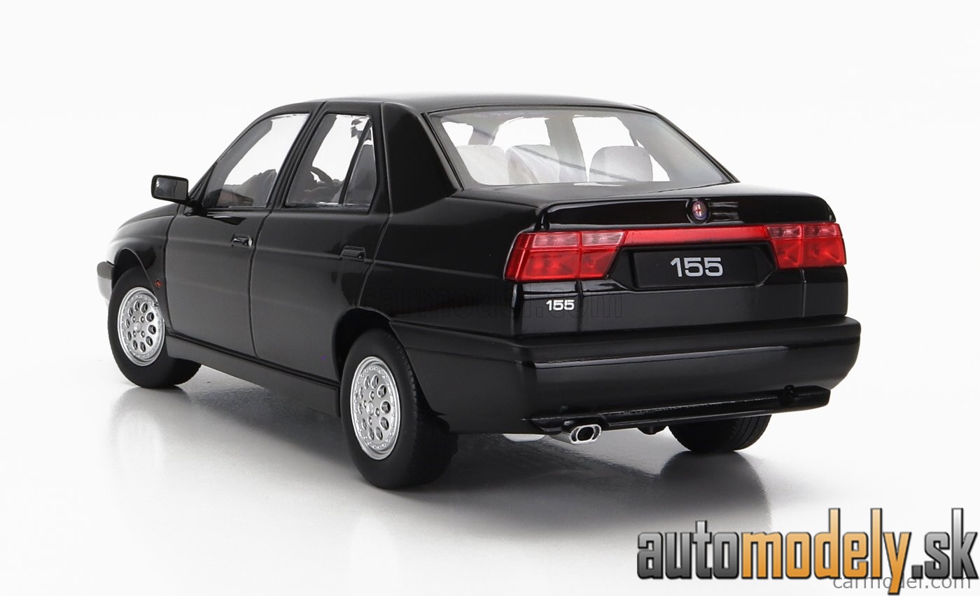 Triple9 - ALFA ROMEO 155 1996 BLACK INTERIOR BLACK NERO - 1:18