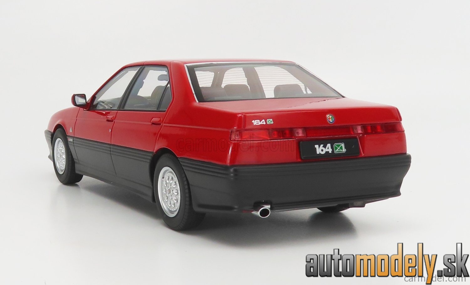 Triple9 - ALFA ROMEO 164 Q4 1994 BLACK INTERIOR RED - 1:18