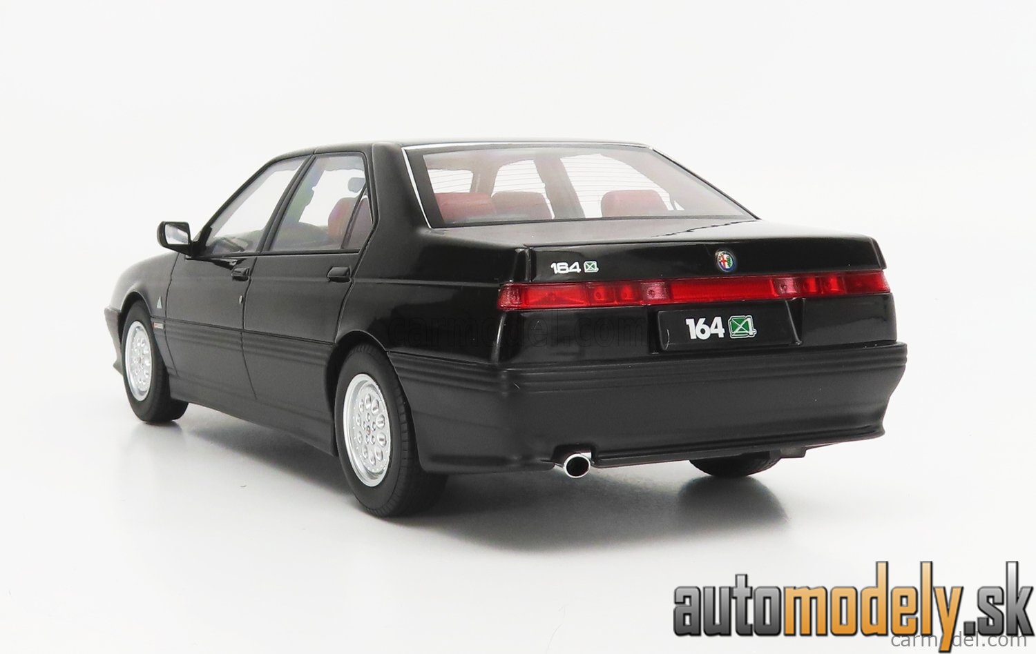 Triple9 - ALFA ROMEO 164 Q4 1994 DARK RED INTERIOR BLACK - 1:18