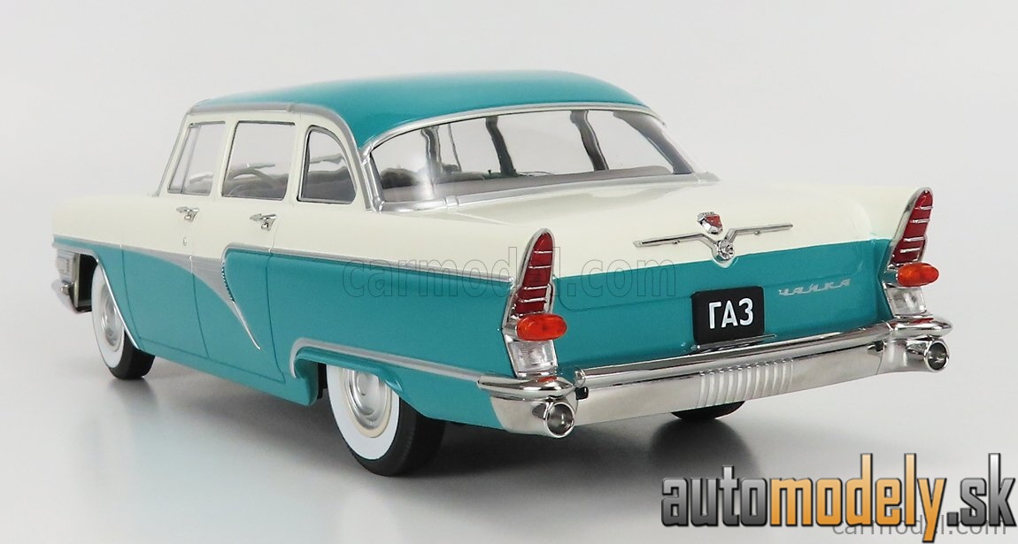 Triple9 - GAZ 13 Čajka 1959 tyrkysovo biela - 1:18