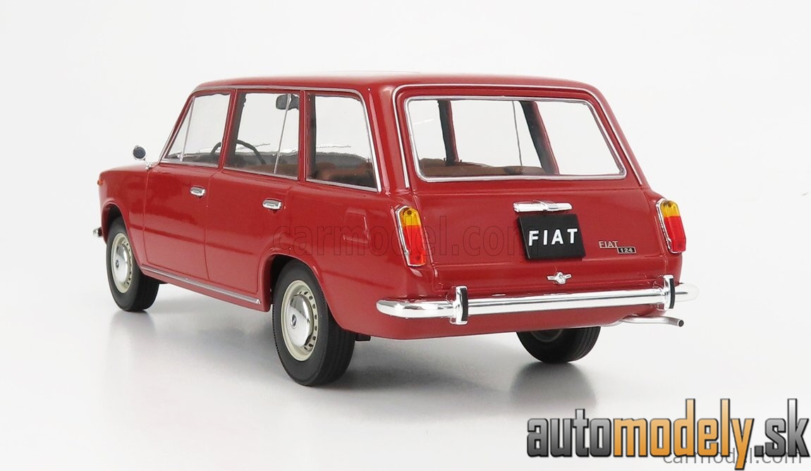 Triple9 - FIAT 124 FAMILIARE 1972 MONZA RED - 1:18
