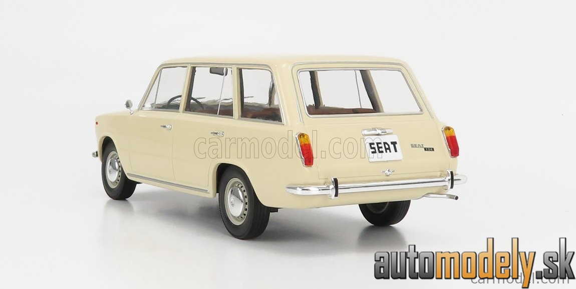 Triple9 - SEAT FIAT 124 FAMILIARE 1968 CREAM - 1:18