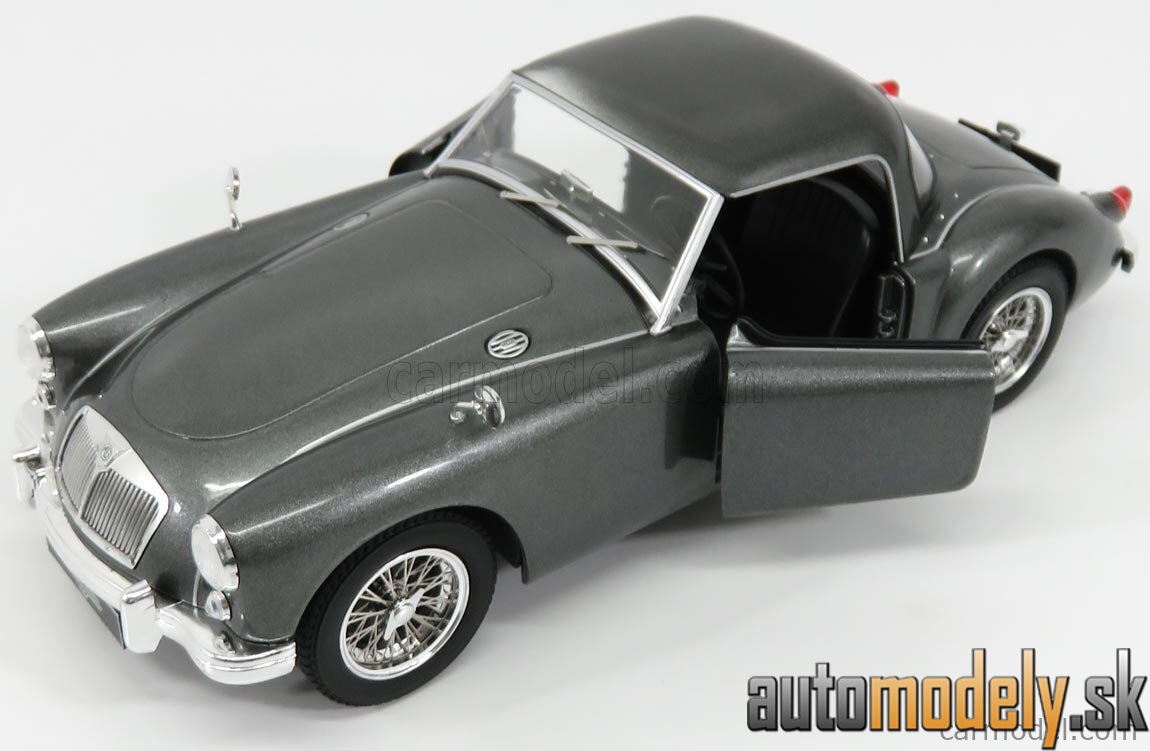 Triple9 - MG MGA MKI 1500 SPIDER CLOSED 1957 GREY MET - 1:18