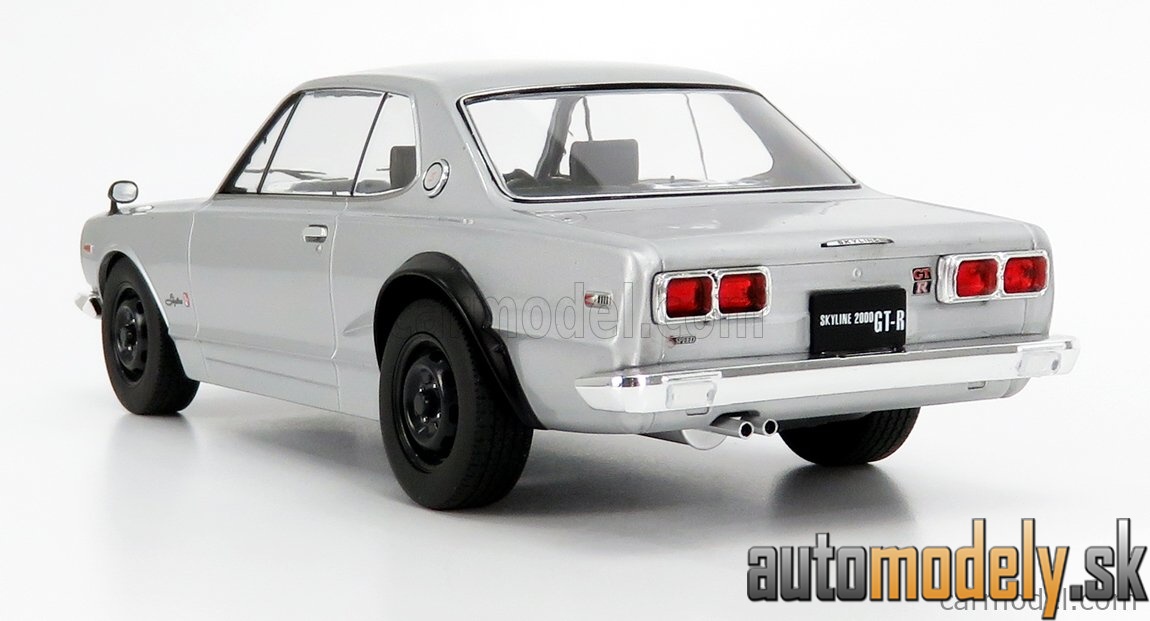 Triple9 - NISSAN SKYLINE GT-R (KPGC10) 1972 SILVER - 1:18