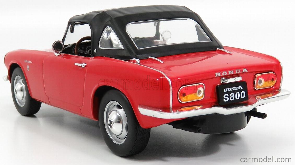 Triple9 - HONDA S800 SPIDER SOFT-TOP CLOSED 1966 RED - 1:18