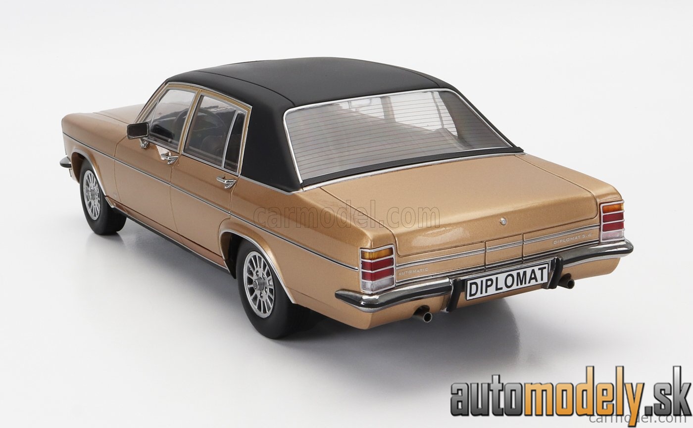 MCG - OPEL DIPLOMAT B 1972 GOLD BLACK - 1:18