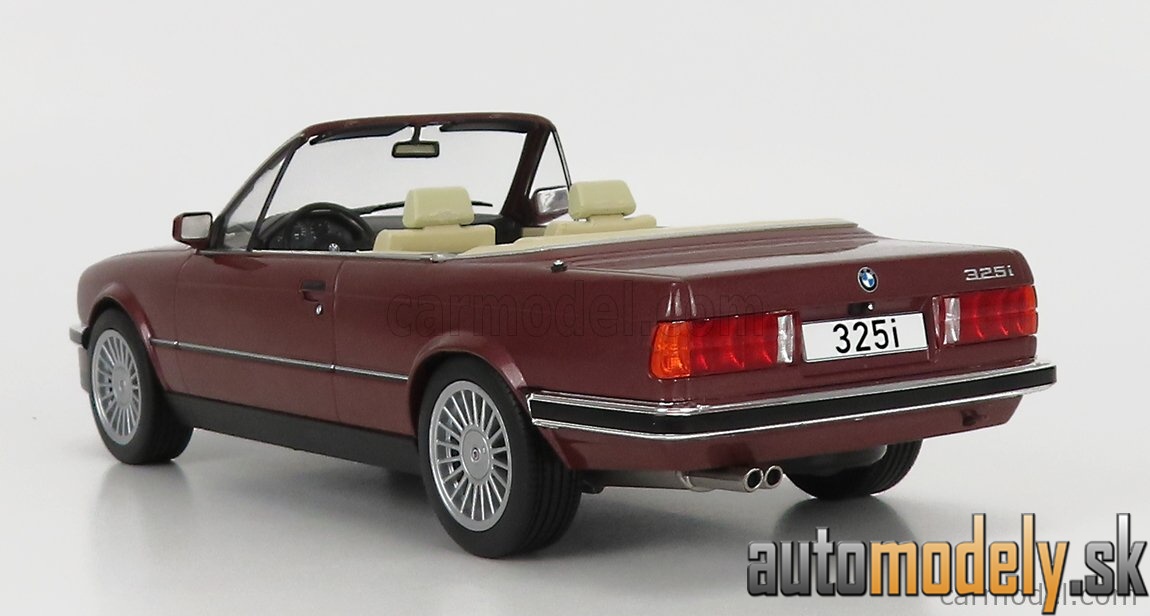 MCG - BMW 3-SERIES 325i (E30) CABRIOLET 1989 RED - 1:18