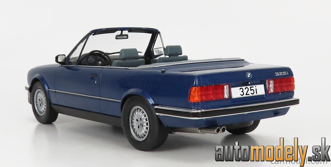 MCG - BMW 3-SERIES 325i (E30) CABRIOLET 1989 BLUE - 1:18