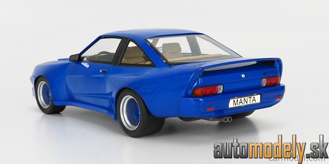 MCG - OPEL MANTA B MATTIG 1991 BLUE MET - 1:18