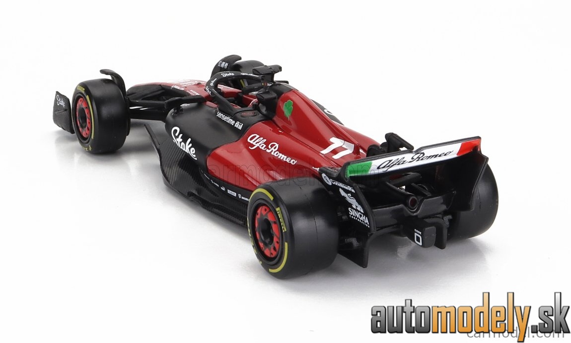 Bburago - ALFA ROMEO F1 C43 TEAM STAKE N 77 SEASON 2023 VALTTERI BOTTAS - 1:43