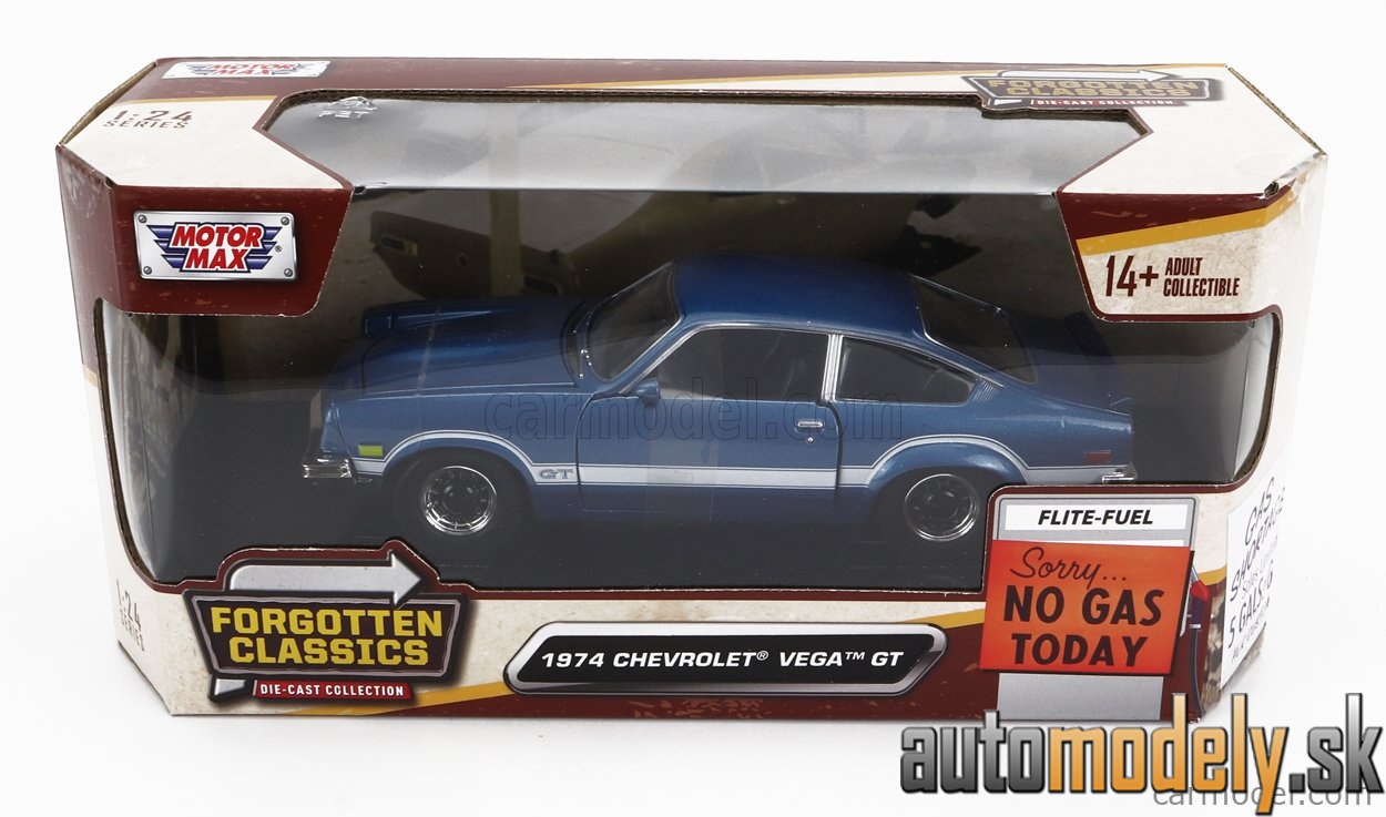 Motormax - CHEVROLET VEGA GT COUPE 1974 BLUE - 1:24