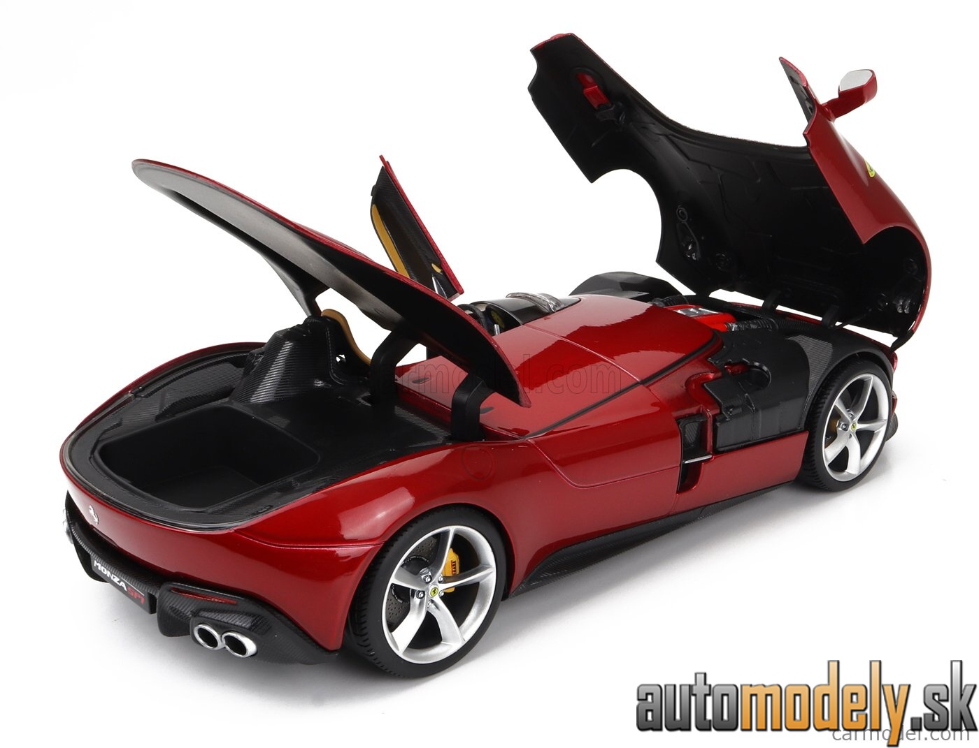 Bburago - FERRARI MONZA SP1 2018 RED MET - 1:18