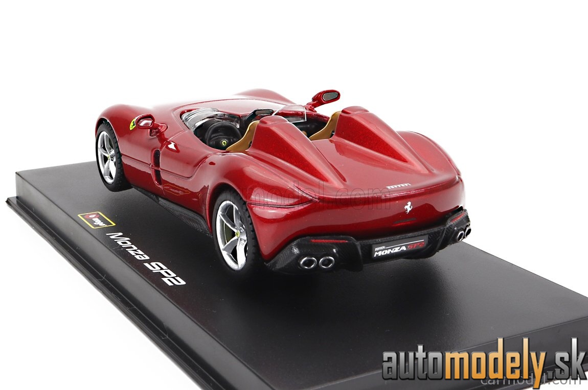 Bburago - FERRARI MONZA SP2 2018 RED MET - 1:43