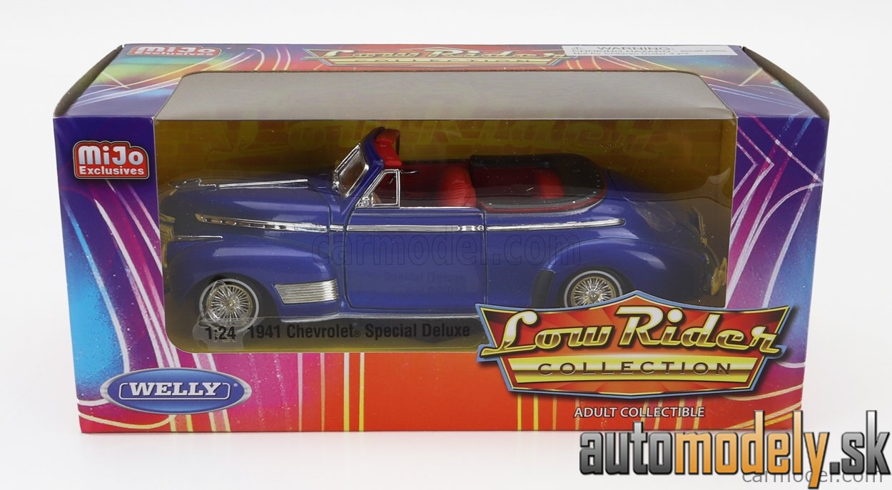 Staré retro kovové autíčko 1941 CHEVROLET SPECIAL DE LUXE, WELLY