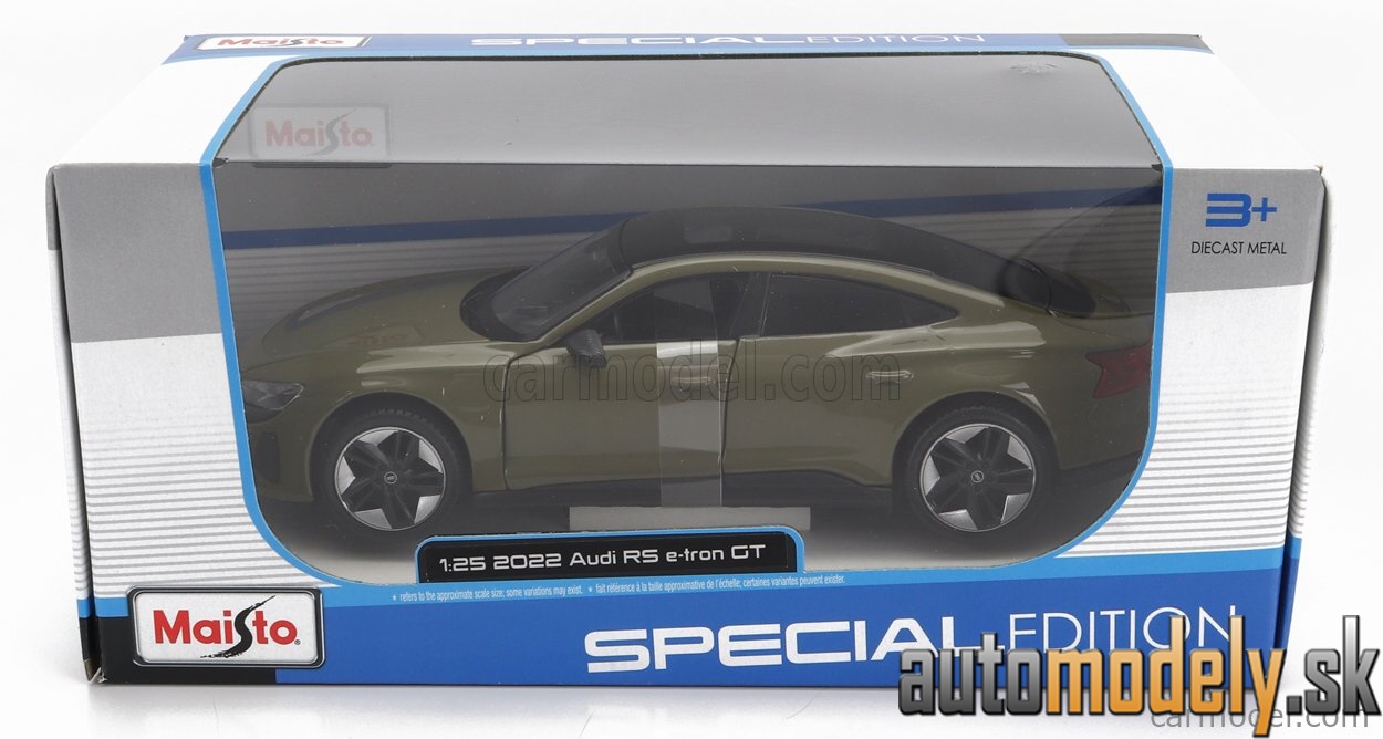 Maisto - AUDI GT RS E-TRON 2022 OLIVE GREEN - 1:24