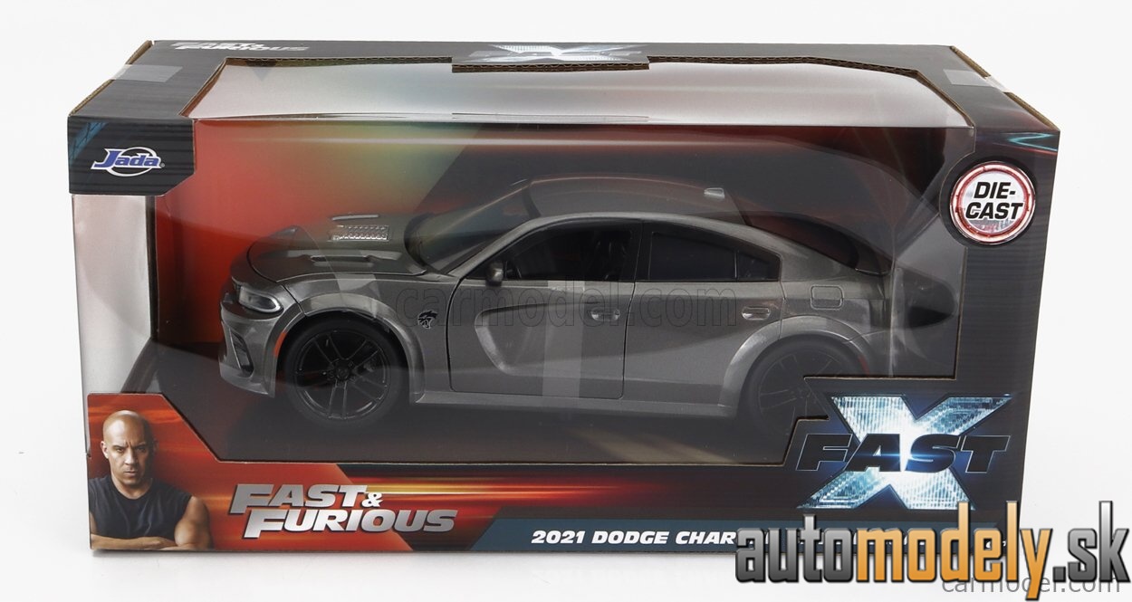 Jada - DODGE CHARGER 2021 FAST & FURIOUS FAST X GREY - 1:24