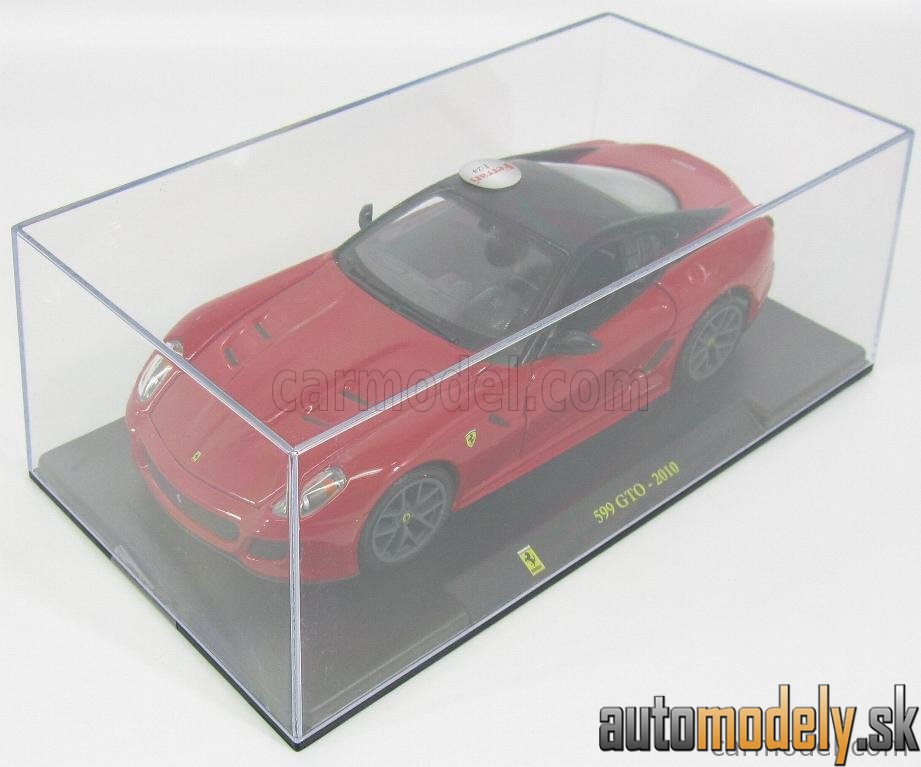 Edicola - FERRARI 599 GTO 2010 RED BLACK - 1:24