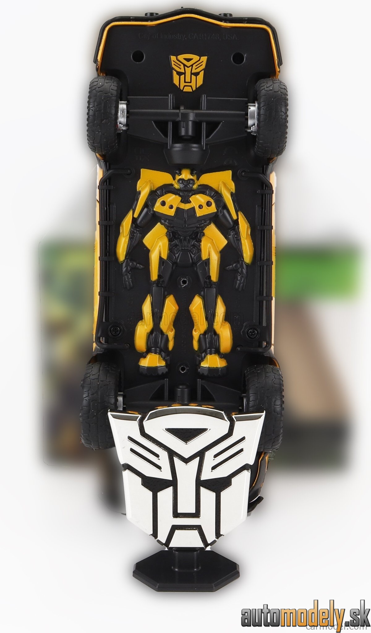 Jada - CHEVROLET CAMARO COUPE 1977 BUMBLEBEE TRANSFORMERS V L'ULTIMO CAVALIERE YELLOW BLACK - 1:24