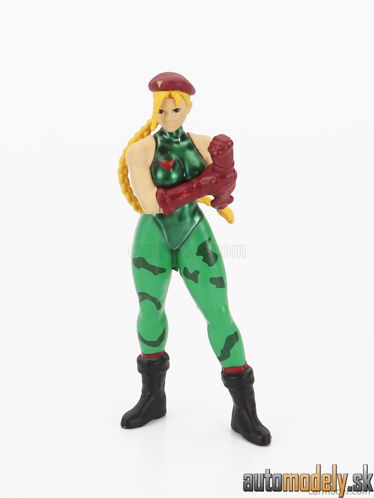 Jada - CHEVROLET CORVETTE ZL1 STINGRAY 1969 WITH CAMMY STREET FIGHTER FIGURE GREEN YELLOW - 1:24