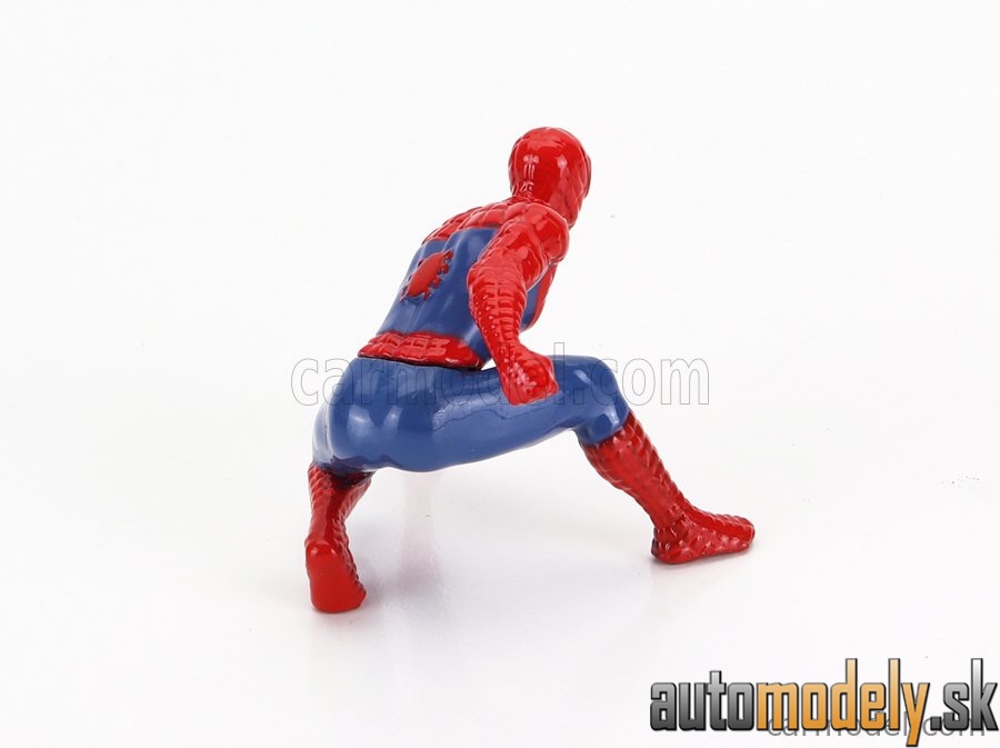 Jada - MAYERS MANX BUGGY WITH SPIDERMAN FIGURE MARVEL 1964 BLUE RED - 1:24