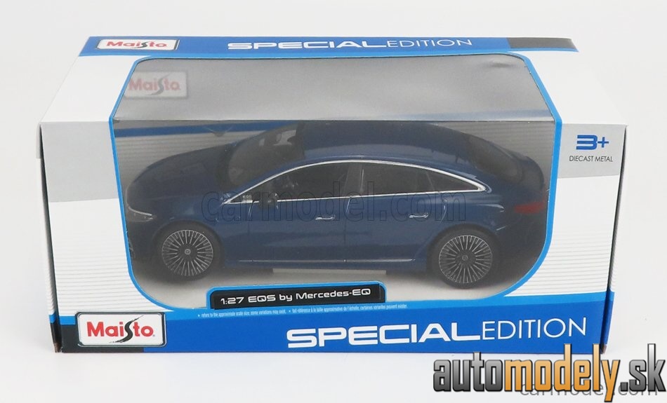 Maisto - MERCEDES BENZ EQS 2022 BLUE MET - 1:27