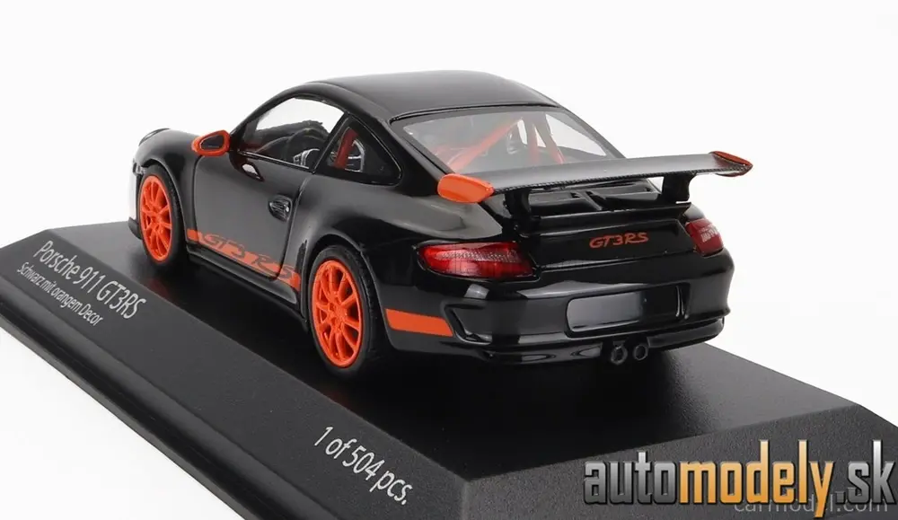 Minichamps - PORSCHE 911 997 GT3 RS COUPE 2006 BLACK ORANGE - 1:43