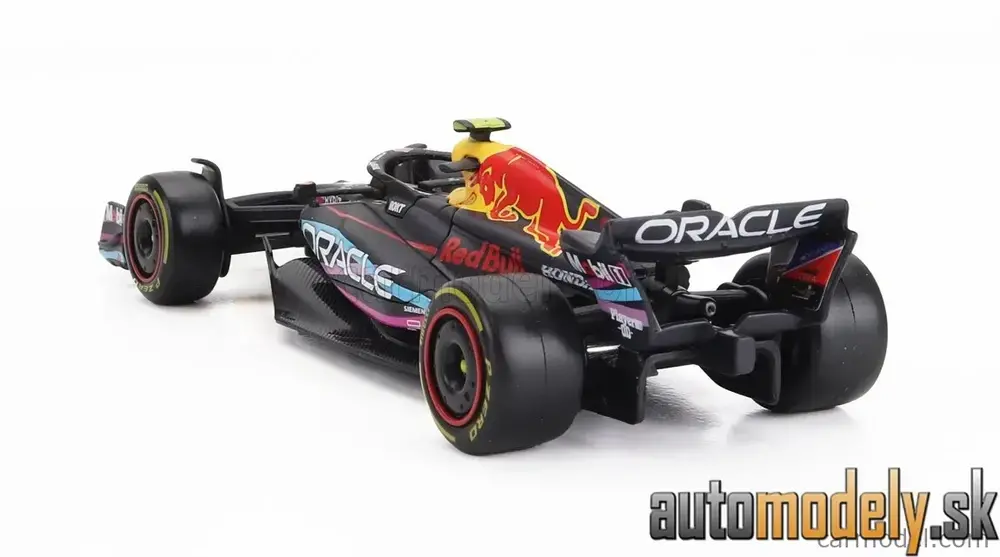 BURAGO - RED BULL F1 RB19 TEAM ORACLE RED BULL RACING N 11 2nd MIAMI GP 2023 SERGIO PEREZ MATT BLUE - 1:43