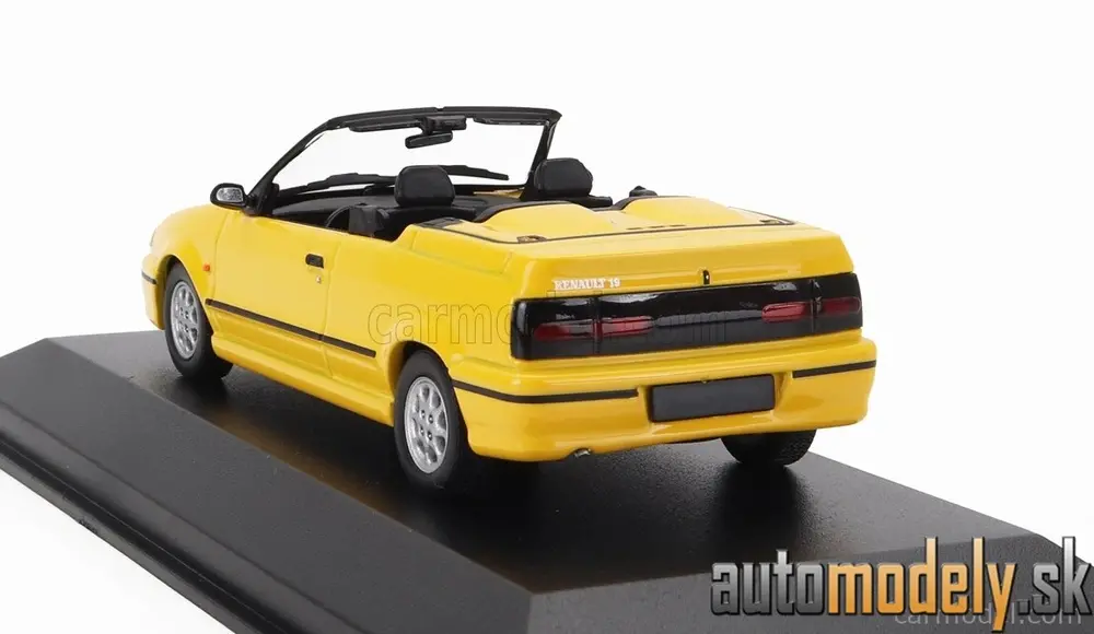 Minichamps - RENAULT R19 CABRIOLET 1992 YELLOW - 1:43
