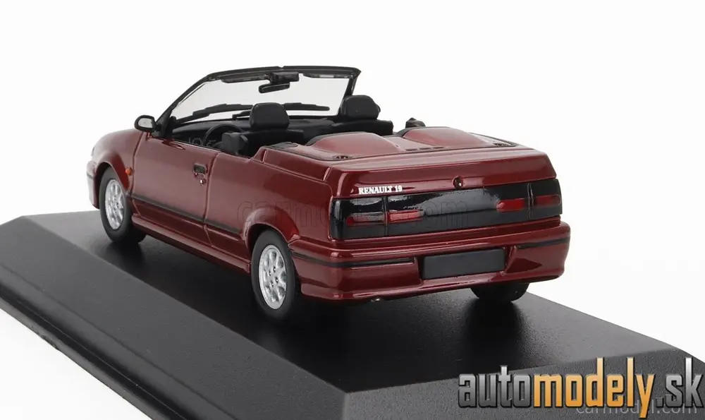 Minichamps - RENAULT R19 CABRIOLET 1992 RED - 1:43