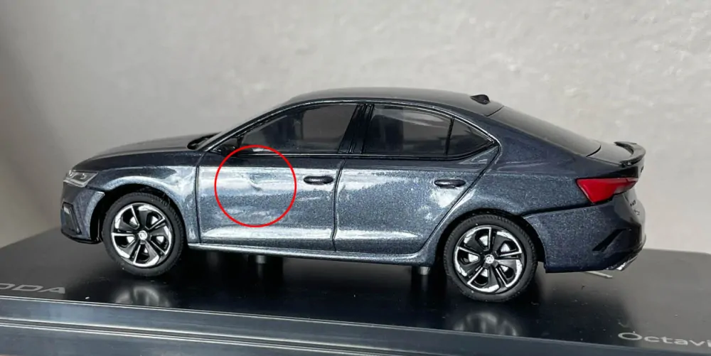  Abrex - Škoda Octavia IV RS (2020) - Šedá Anthracite Metalíza - 1:43