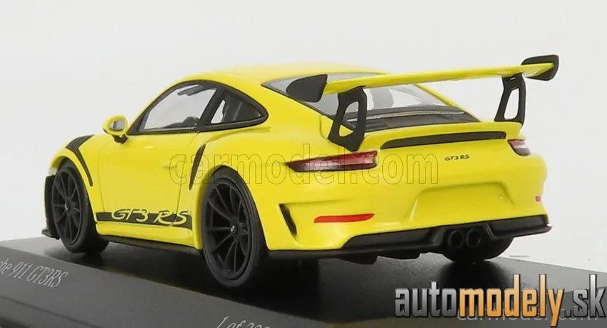 Minichamps - PORSCHE 911 991-2 GT3 RS COUPE 2018 BLACK RIMS - 1:43