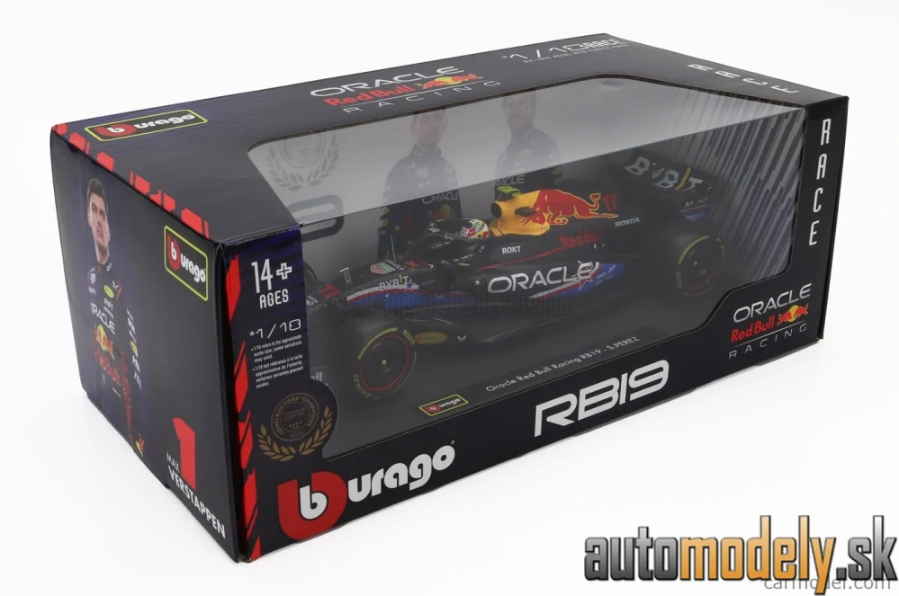 Bburago - RED BULL - F1 RB19 TEAM ORACLE RED BULL RACING N 11 4th AUSTIN USA GP 2023 SERGIO PEREZ - 1:18
