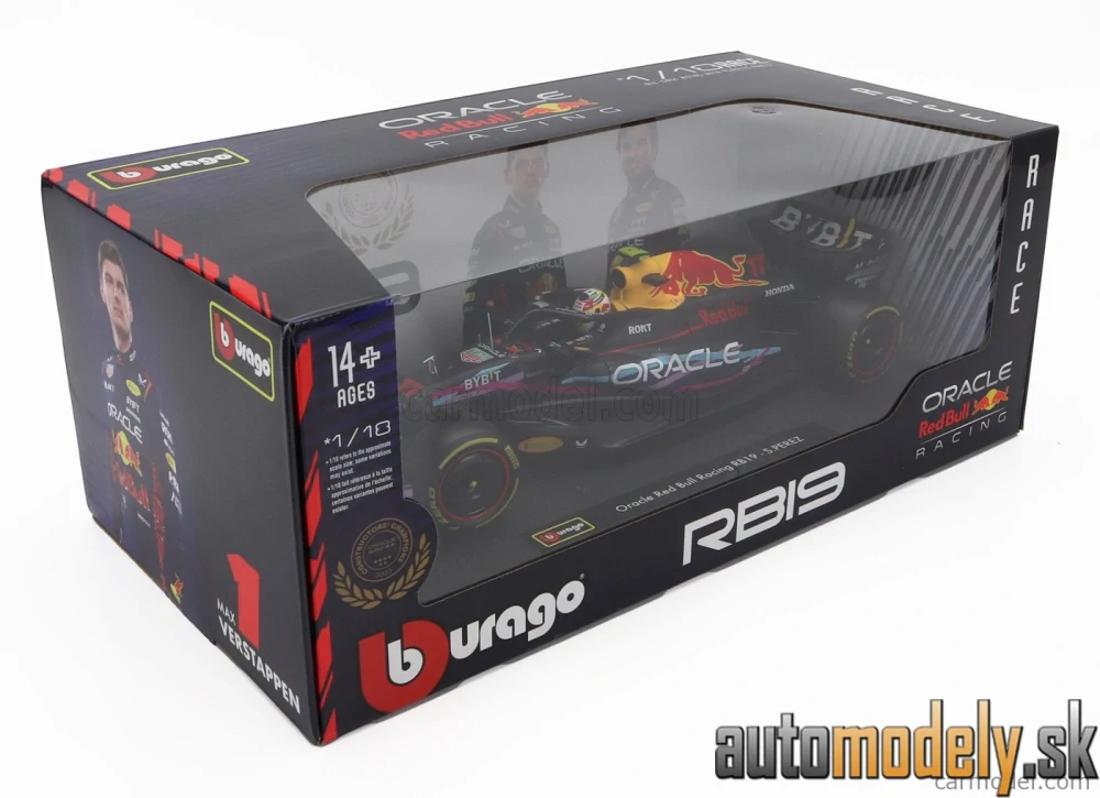 Bburago - RED BULL - F1 RB19 TEAM ORACLE RED BULL RACING N 11 2nd MIAMI GP 2023 SERGIO PEREZ - 1:18