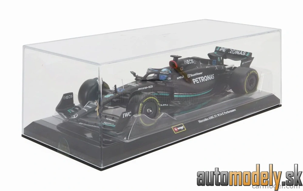 BURAGO - MERCEDES GP - F1 W14 TEAM MERCEDES-AMG PETRONAS FORMULA ONE N 63 SEASON 2023 GEORGE RUSSELL - 1:24