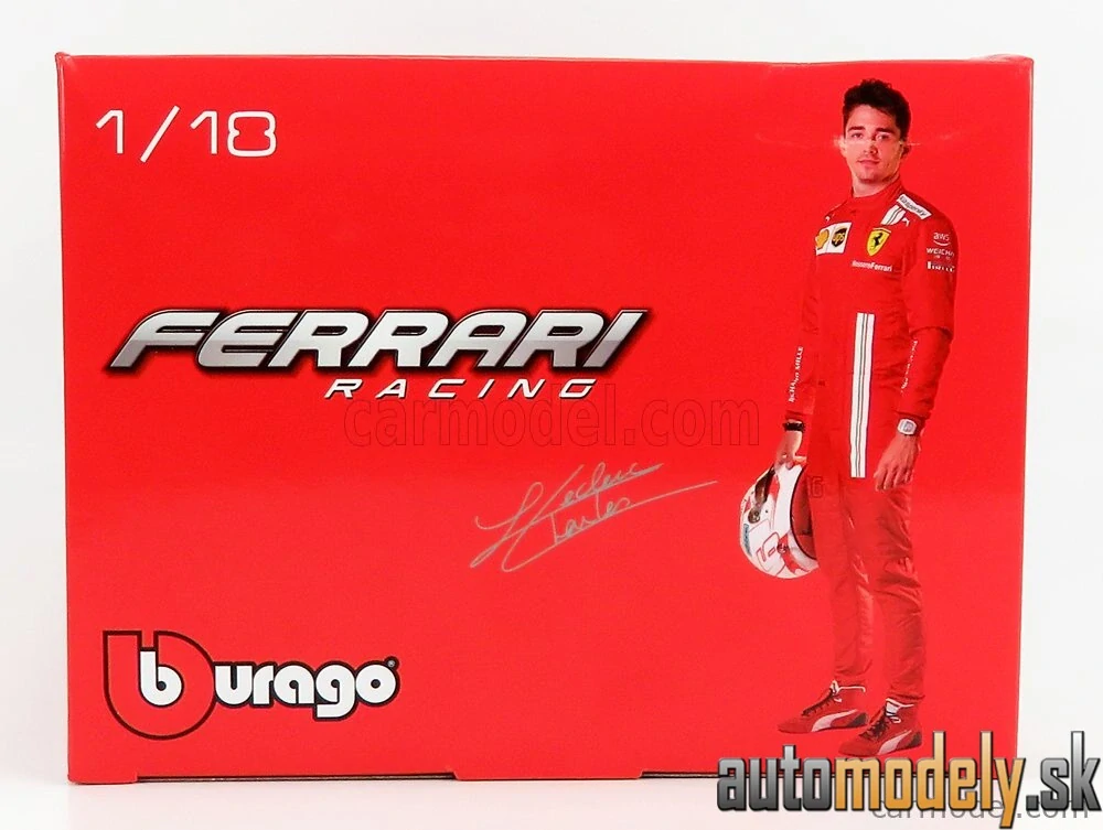 BURAGO - FERRARI - F1 SF21 TEAM SCUDERIA FERRARI MISSION WINNOW N 16 SEASON 2021 CHARLES LECLERC - 1:18