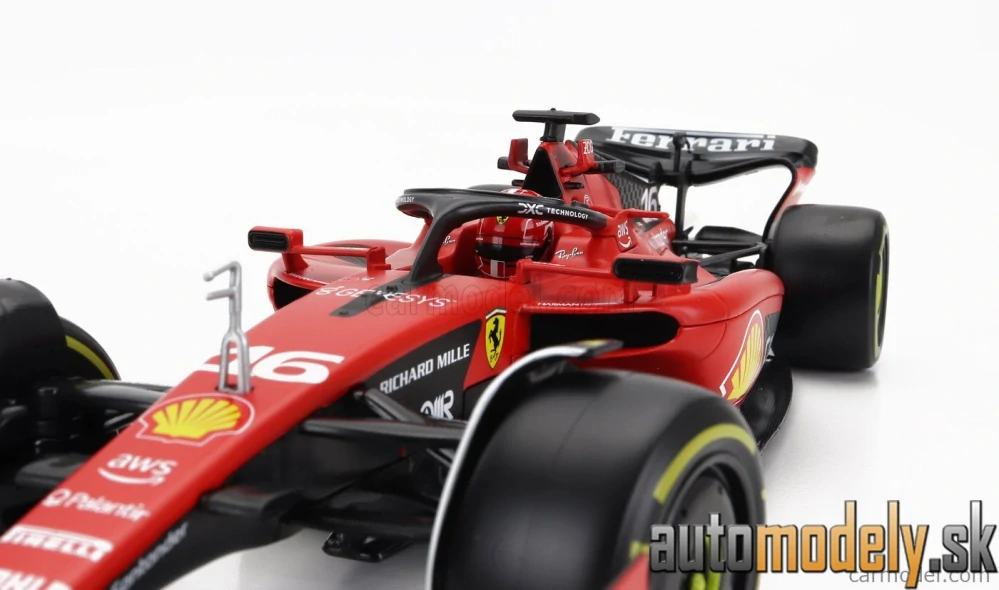 BURAGO - FERRARI - F1 SF-23 TEAM SCUDERIA FERRARI N 16 SEASON 2023 CHARLES LECLERC - 1:18