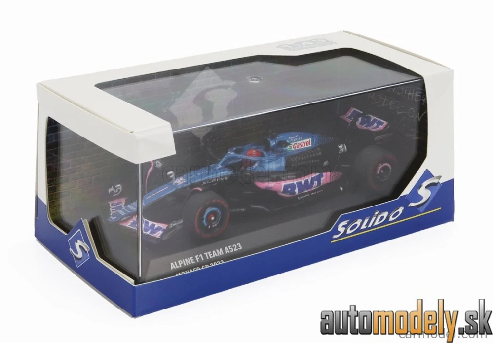 SOLIDO - ALPINE - F1 A523 TEAM BWT ALPINE N 31 3rd MONACO GP 2023 ESTEBAN OCON - 1:43