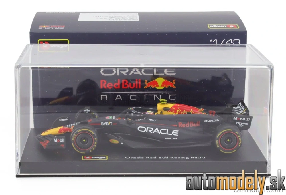 BURAGO - RED BULL - F1 RB20 TEAM ORACLE RED BULL RACING N 11 SEASON 2024 SERGIO PEREZ - 1:43