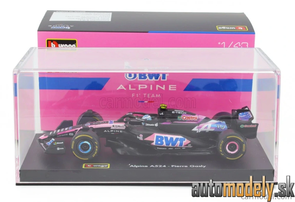 BURAGO - ALPINE - F1 A524 TEAM BWT ALPINE N 10 SEASON 2024 PIERRE GASLY - 1:43