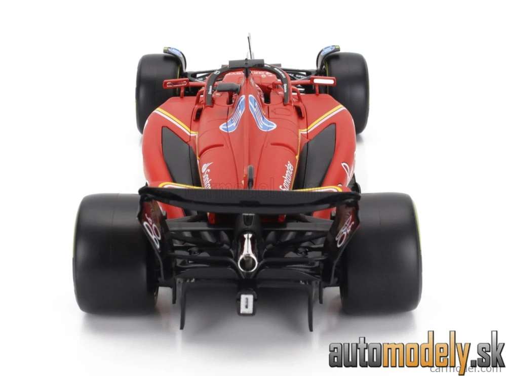 Bburago - FERRARI - F1 SF-24 TEAM SCUDERIA FERRARI N 16 4th EMILIA ROMAGNA IMOLA GP 2024 CHARLES LECLERC - 1:18