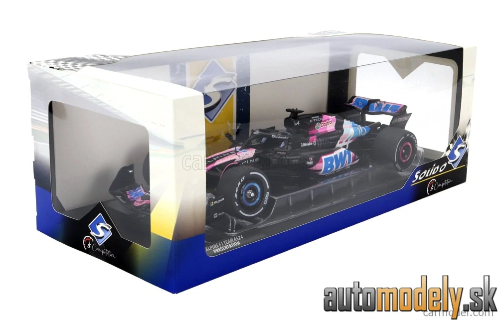 SOLIDO - ALPINE F1 A524 TEAM BWT ALPINE N 10 PRESENTATION SEASON 2024 PIERRE GASLY - 1:18