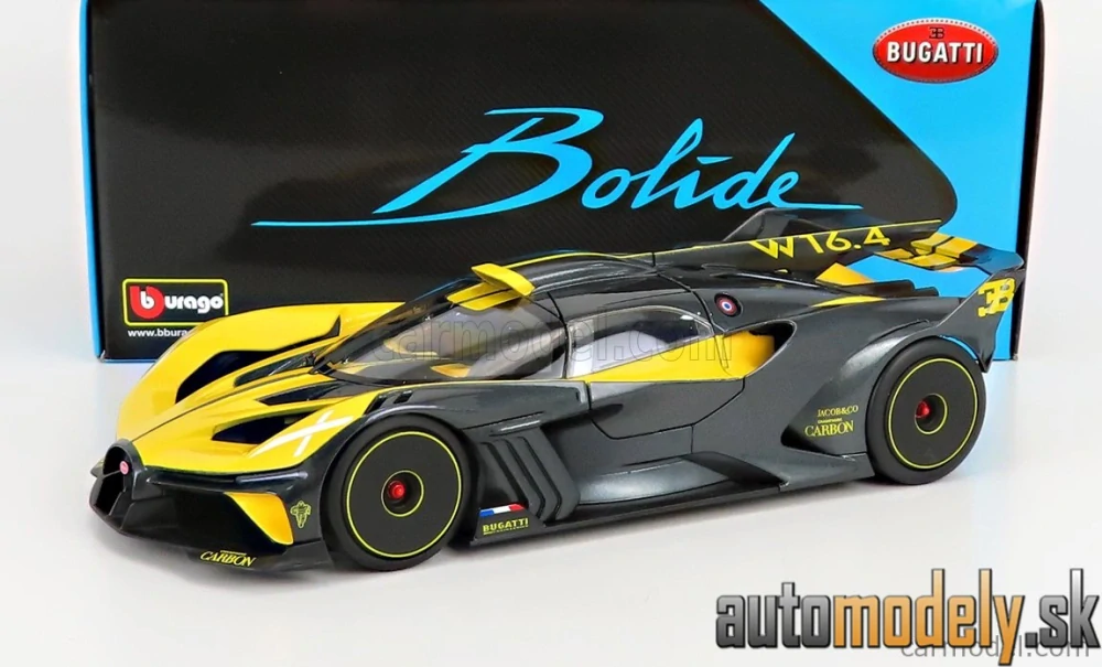Bburago - BUGATTI BOLIDE W16 8.0 FOUR-TURBO 1850hp 500km/h 2020 - 1:18