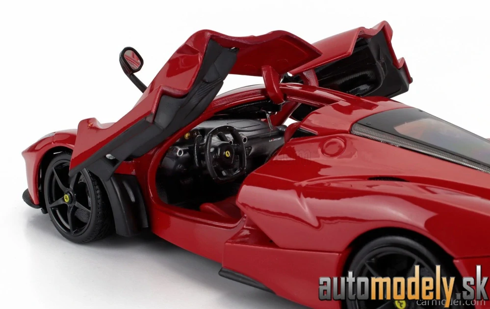 Bburago - FERRARI LAFERRARI 2013 BLACK WHEELS - 1:18