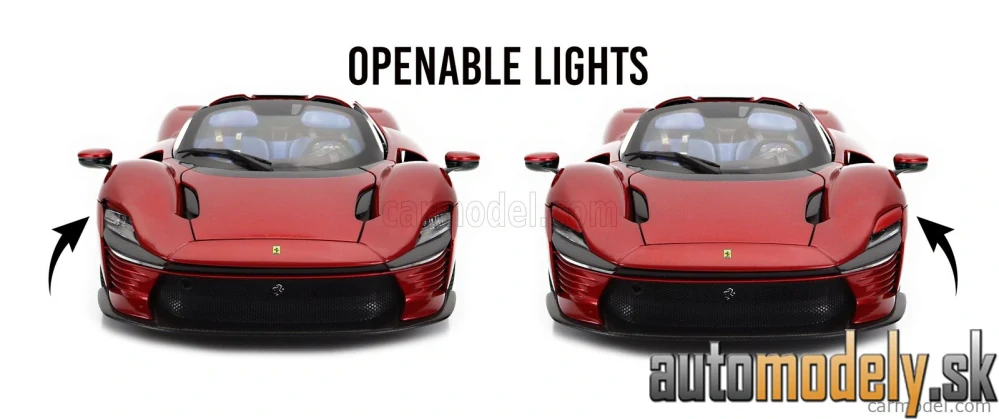 Bburago - FERRARI DAYTONA SP3 SPIDER OPEN ROOF 2022 - 1:18