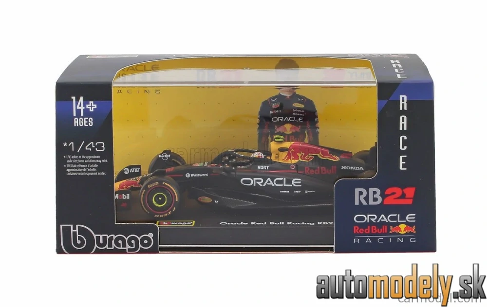 Bburago - RED BULL - F1 RB21 TEAM ORACLE RED BULL RACING N 22 SEASON 2025 YUKI TSUNODA - 1:43