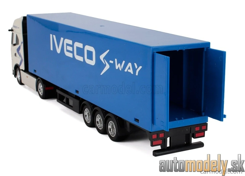Burago - IVECO FIAT - S-WAY 570 TRUCK CASSONATO 2021 - 1:43