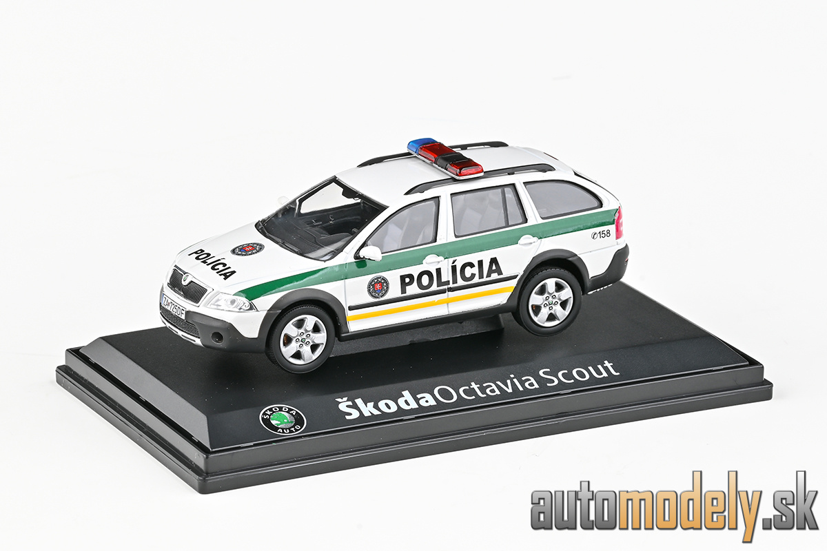 Abrex - Škoda Octavia Combi Scout Polícia - 1:43