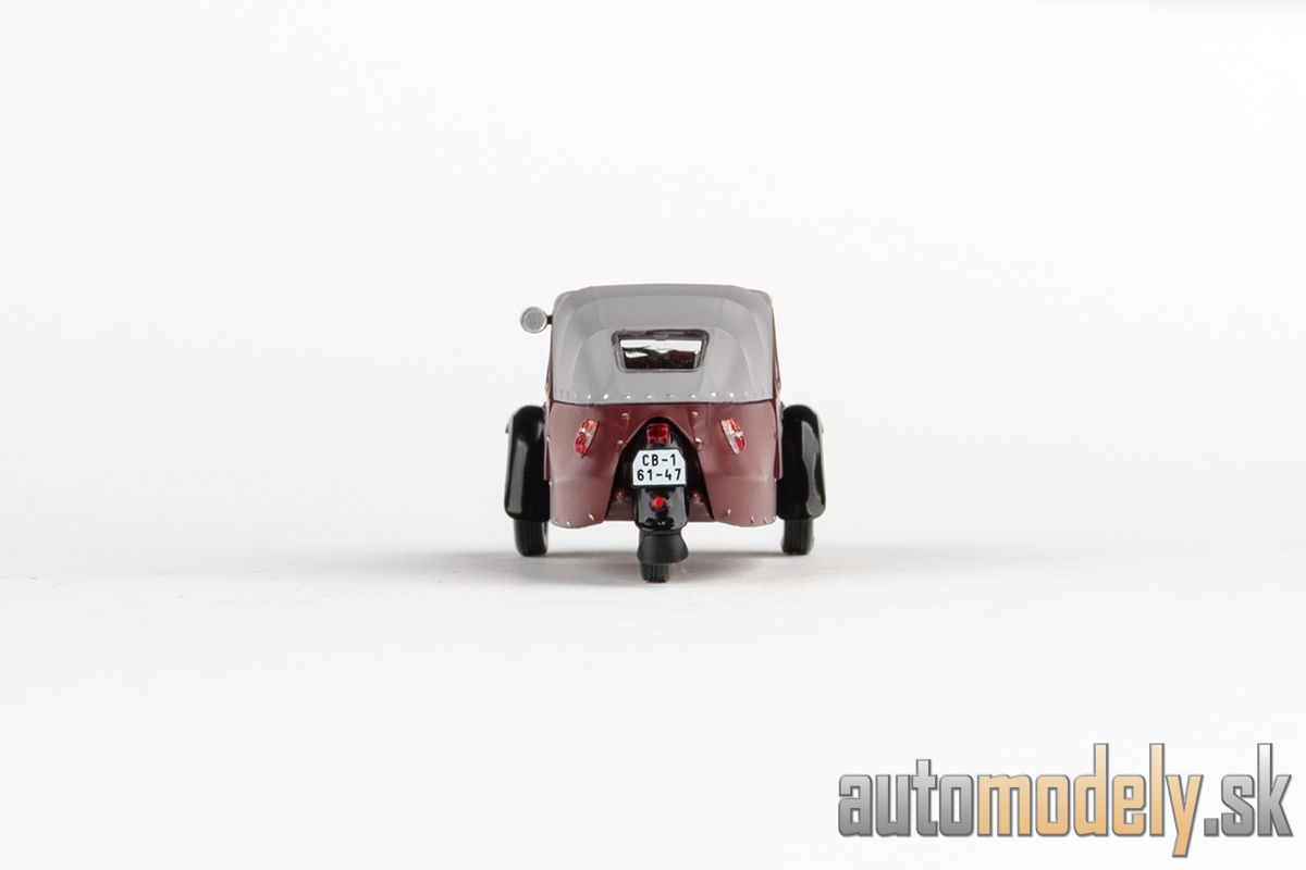 Abrex - Velorex 16/350 (1966) Hnedá/Šedá Stredná/Čierna - 1:43